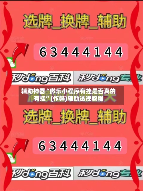 辅助神器“微乐小程序有挂是否真的有挂	”(作弊)辅助透视教程-第2张图片