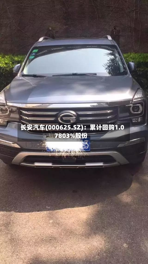 长安汽车(000625.SZ)：累计回购1.07803%股份