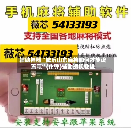 辅助神器“微乐山东麻将如何才能设置赢”(作弊)辅助透视教程-第2张图片