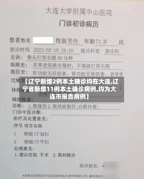 【辽宁新增2例本土确诊均在大连,辽宁省新增11例本土确诊病例,均为大连市报告病例】