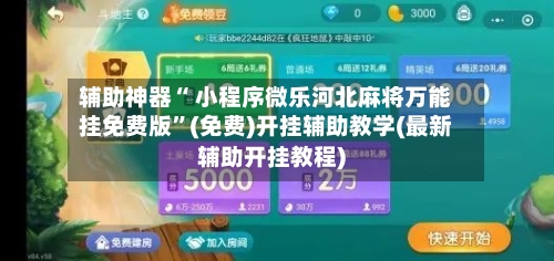 辅助神器“ 小程序微乐河北麻将万能挂免费版”(免费)开挂辅助教学(最新辅助开挂教程)-第2张图片