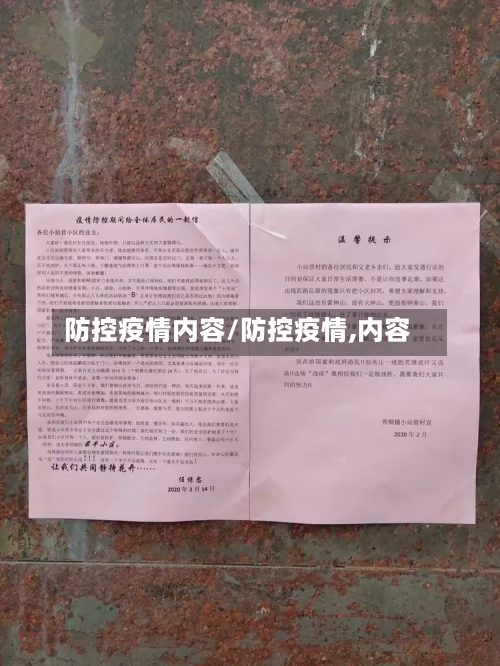 防控疫情内容/防控疫情,内容