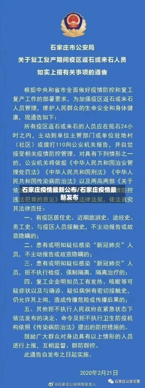 石家庄疫情最新公布/石家庄疫情最新发布-第2张图片