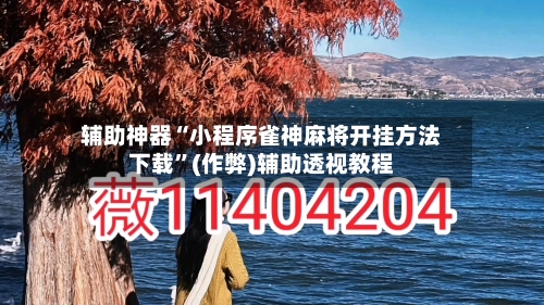 辅助神器“小程序雀神麻将开挂方法下载”(作弊)辅助透视教程