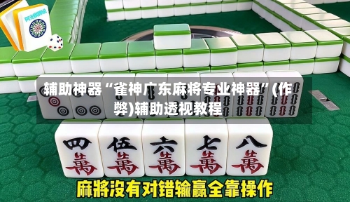 辅助神器“雀神广东麻将专业神器	”(作弊)辅助透视教程-第2张图片