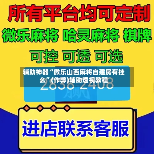 辅助神器“微乐山西麻将自建房有挂么”(作弊)辅助透视教程-第2张图片