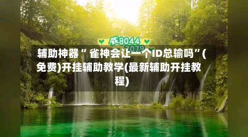 辅助神器“ 雀神会让一个ID总输吗	”(免费)开挂辅助教学(最新辅助开挂教程)-第3张图片