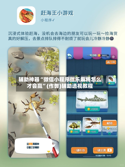 辅助神器“微信小程序微乐麻将怎么才会赢”(作弊)辅助透视教程-第3张图片