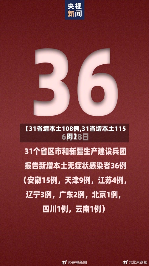 【31省增本土108例,31省增本土115例】