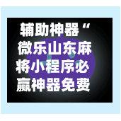 辅助神器“ 微乐山东麻将小程序必赢神器免费下载”(免费)开挂辅助教学(最新辅助开挂教程)-第3张图片