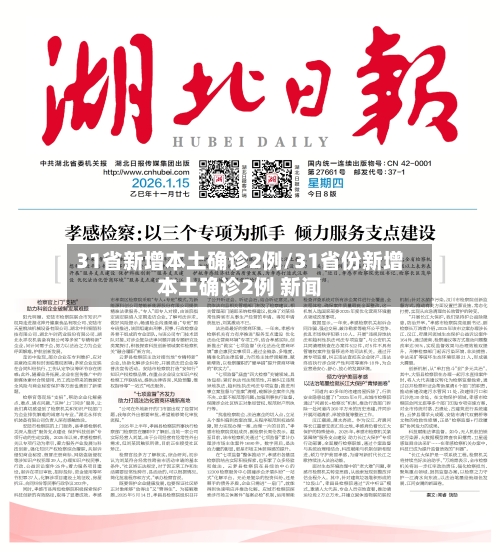 31省新增本土确诊2例/31省份新增本土确诊2例 新闻-第2张图片