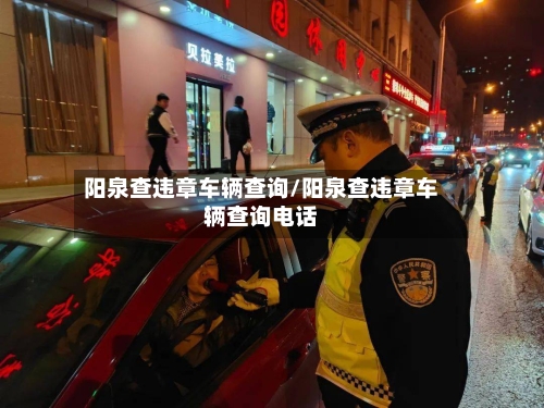 阳泉查违章车辆查询/阳泉查违章车辆查询电话-第3张图片