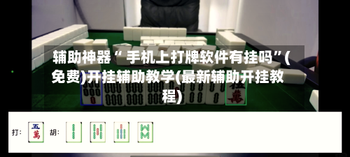 辅助神器“ 手机上打牌软件有挂吗”(免费)开挂辅助教学(最新辅助开挂教程)-第2张图片