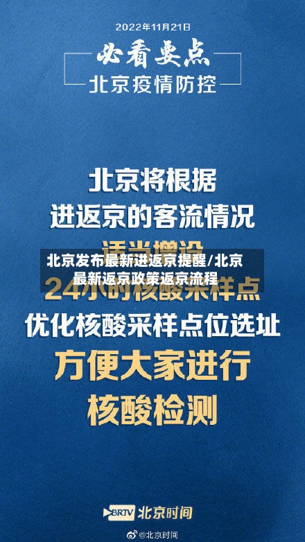 北京发布最新进返京提醒/北京最新返京政策返京流程-第2张图片