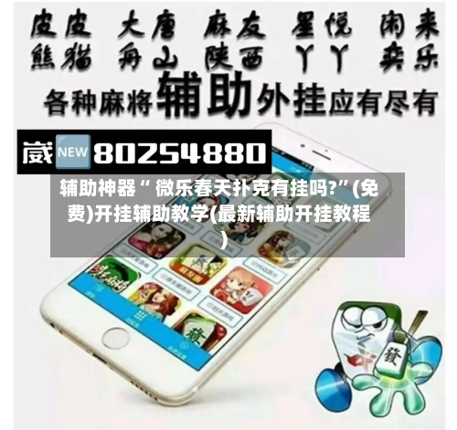 辅助神器“ 微乐春天扑克有挂吗?”(免费)开挂辅助教学(最新辅助开挂教程)-第3张图片