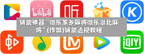 辅助神器“微乐家乡麻将微乐湖北麻将”(作弊)辅助透视教程