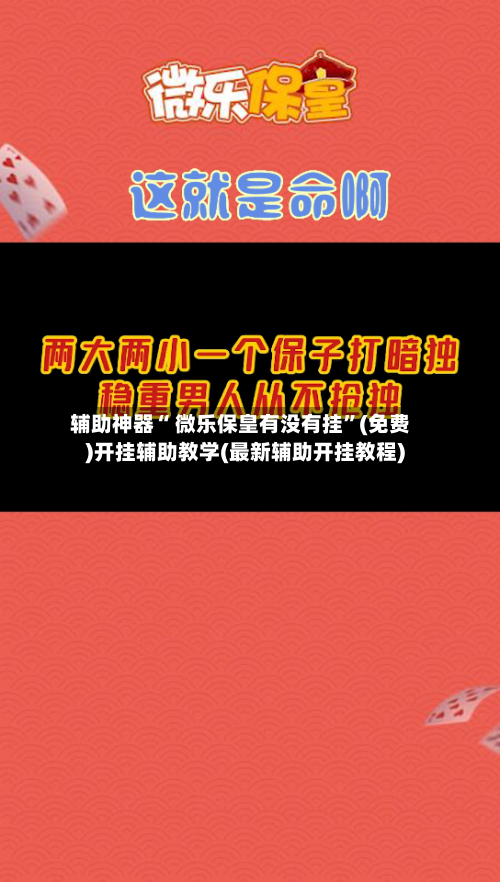 辅助神器“ 微乐保皇有没有挂”(免费)开挂辅助教学(最新辅助开挂教程)-第3张图片