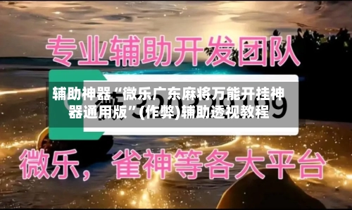 辅助神器“微乐广东麻将万能开挂神器通用版	”(作弊)辅助透视教程-第3张图片