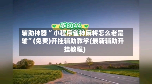辅助神器“ 小程序雀神麻将怎么老是输”(免费)开挂辅助教学(最新辅助开挂教程)-第2张图片