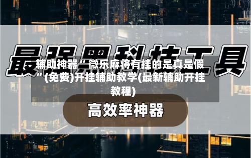 辅助神器“ 微乐麻将有挂的是真是假	”(免费)开挂辅助教学(最新辅助开挂教程)-第3张图片
