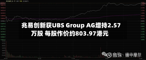 兆易创新获UBS Group AG增持2.57万股 每股作价约803.97港元