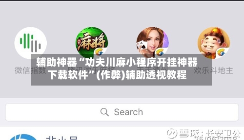 辅助神器“功夫川麻小程序开挂神器下载软件”(作弊)辅助透视教程-第3张图片
