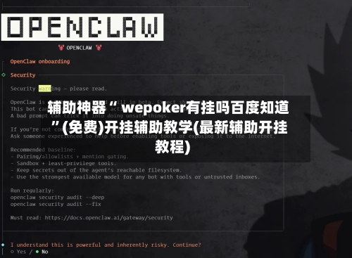 辅助神器“ wepoker有挂吗百度知道”(免费)开挂辅助教学(最新辅助开挂教程)-第3张图片