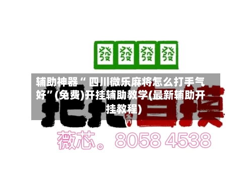辅助神器“ 四川微乐麻将怎么打手气好”(免费)开挂辅助教学(最新辅助开挂教程)-第3张图片