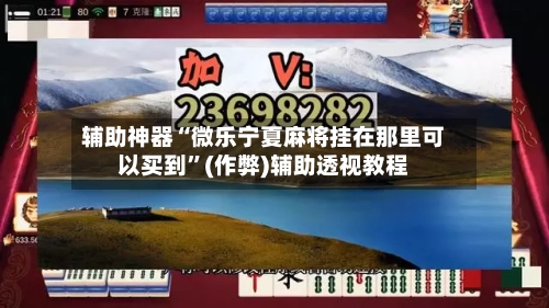 辅助神器“微乐宁夏麻将挂在那里可以买到	”(作弊)辅助透视教程-第2张图片