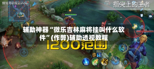 辅助神器“微乐吉林麻将挂叫什么软件”(作弊)辅助透视教程-第2张图片