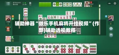 辅助神器“微乐手机麻将开挂视频”(作弊)辅助透视教程