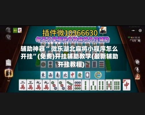 辅助神器“ 微乐湖北麻将小程序怎么开挂”(免费)开挂辅助教学(最新辅助开挂教程)
