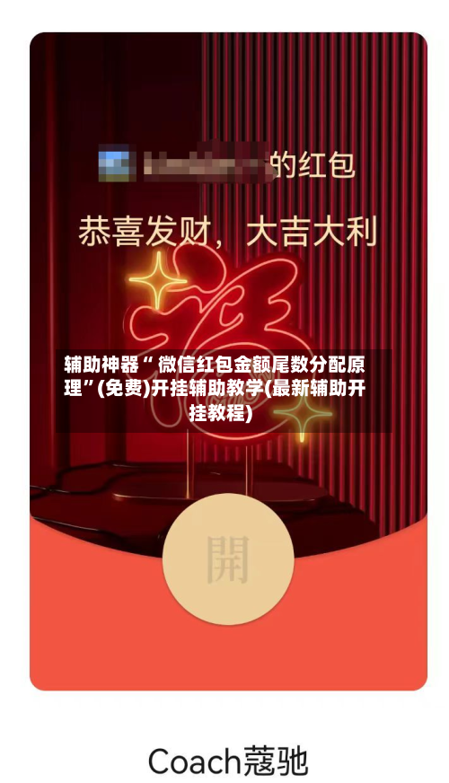 辅助神器“ 微信红包金额尾数分配原理”(免费)开挂辅助教学(最新辅助开挂教程)-第2张图片