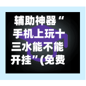 辅助神器“ 手机上玩十三水能不能开挂”(免费)开挂辅助教学(最新辅助开挂教程)-第2张图片
