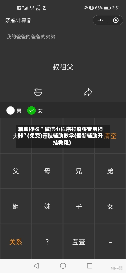 辅助神器“ 微信小程序打麻将专用神器	”(免费)开挂辅助教学(最新辅助开挂教程)-第3张图片
