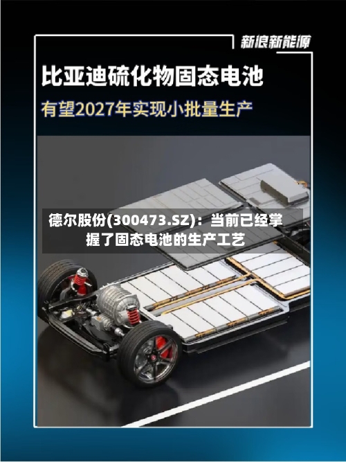 德尔股份(300473.SZ)：当前已经掌握了固态电池的生产工艺