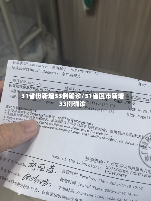 31省份新增33例确诊/31省区市新增33例确诊-第2张图片