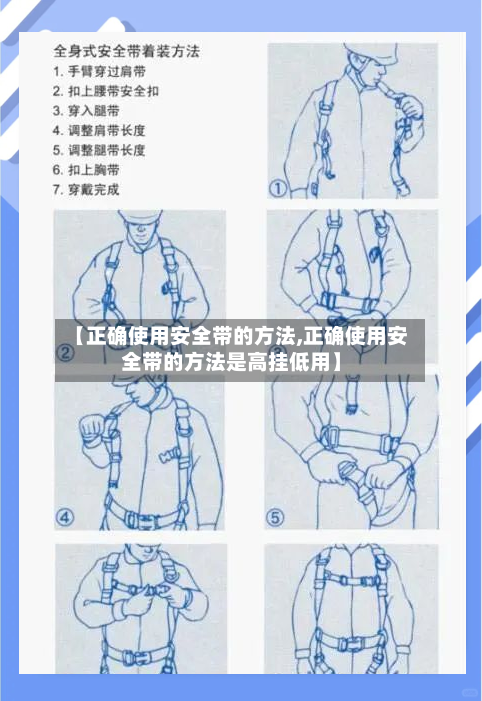 【正确使用安全带的方法,正确使用安全带的方法是高挂低用】-第2张图片