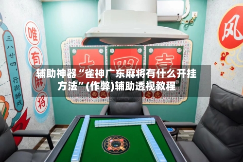 辅助神器“雀神广东麻将有什么开挂方法”(作弊)辅助透视教程-第2张图片
