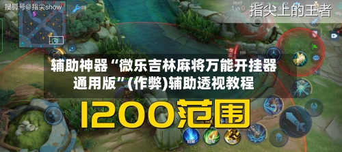 辅助神器“微乐吉林麻将万能开挂器通用版”(作弊)辅助透视教程-第3张图片