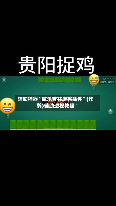 辅助神器“微乐吉林麻将插件”(作弊)辅助透视教程-第2张图片