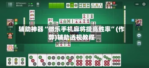辅助神器“微乐手机麻将提高胜率	”(作弊)辅助透视教程-第2张图片