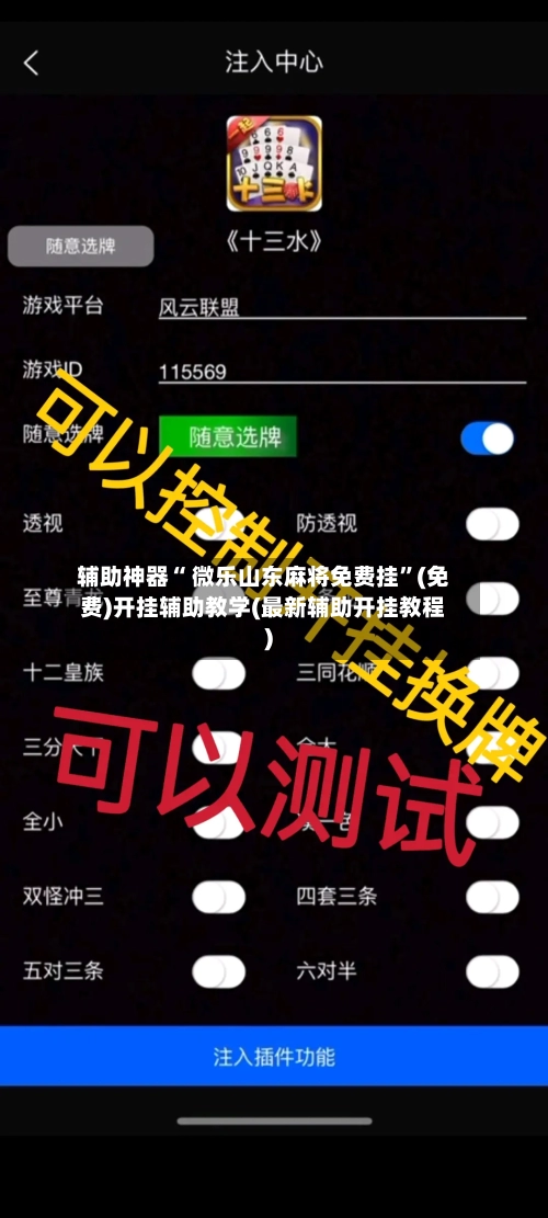 辅助神器“ 微乐山东麻将免费挂”(免费)开挂辅助教学(最新辅助开挂教程)-第2张图片