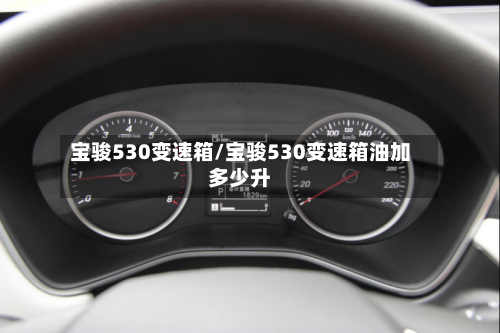 宝骏530变速箱/宝骏530变速箱油加多少升-第3张图片