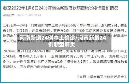 河南新增24例本土确诊/河南新增24例新型肺炎-第2张图片